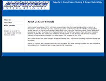 Tablet Screenshot of extrutechinternational.com